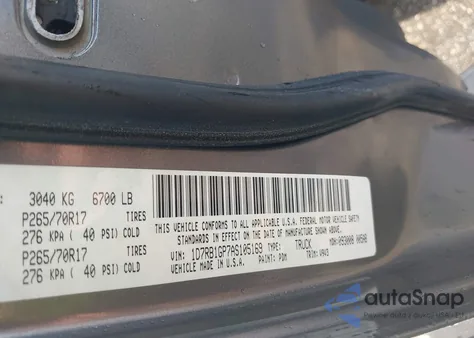 2010 Dodge Ram 1500 Slt/Sport/Trx from USA, damaged, VIN 1D7RB1GP7AS105169